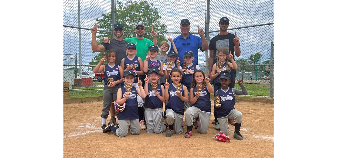 7/8 Coach Pitch Softball Champs 2022